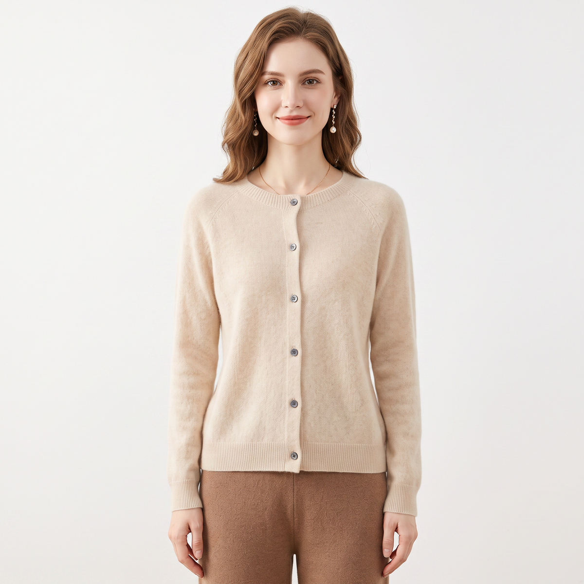 Thistle | Wool Knit Button-Up Cardigan