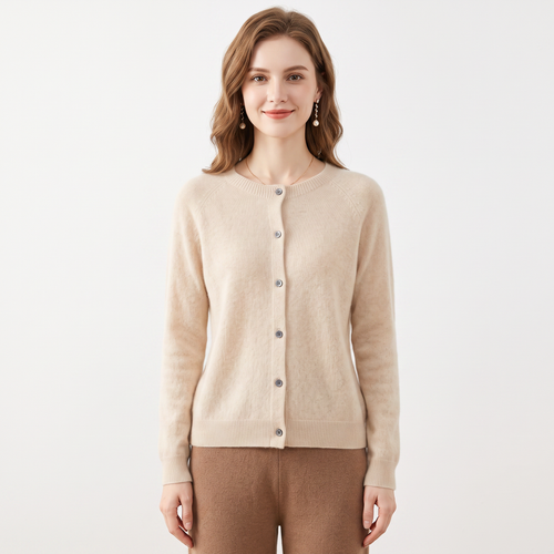 Thistle | Wool Knit Button-Up Cardigan