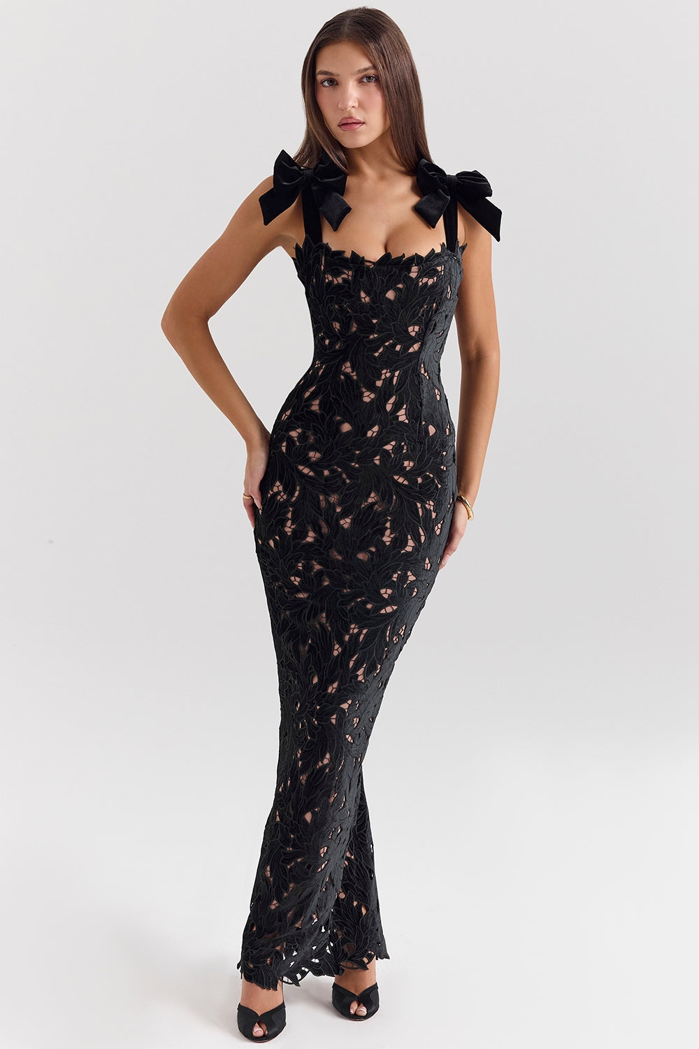 Tiffany Ruched Maxi Dress