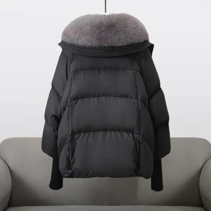 Celeste | Oversized Fur Collar Puffer Jacket