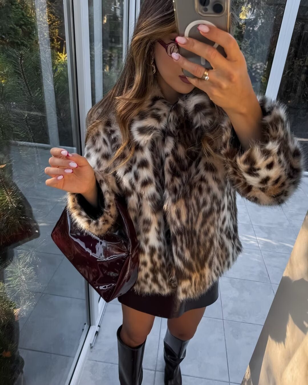 Valerisse | Leopard Faux Fur Jacket