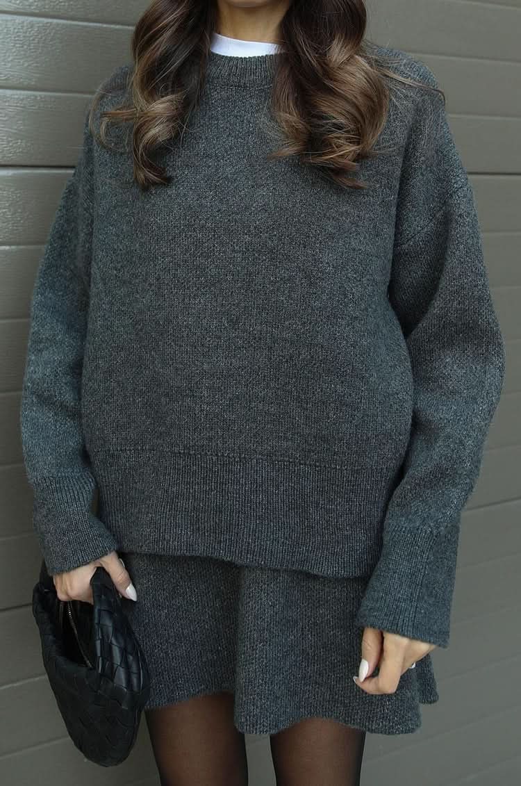 Violet Knit Two Piece Set