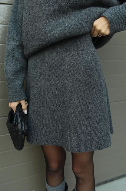 Violet Knit Two Piece Set