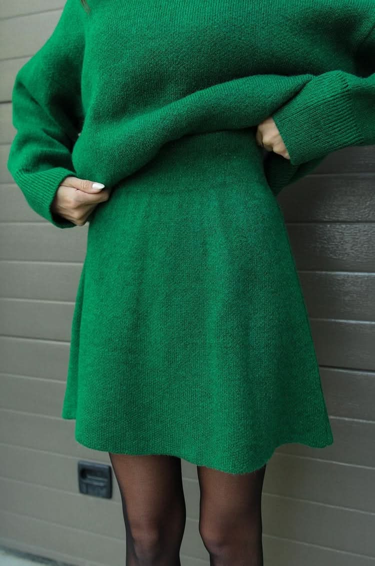 Violet Knit Two Piece Set
