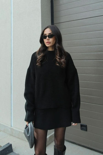 Violet Knit Two Piece Set