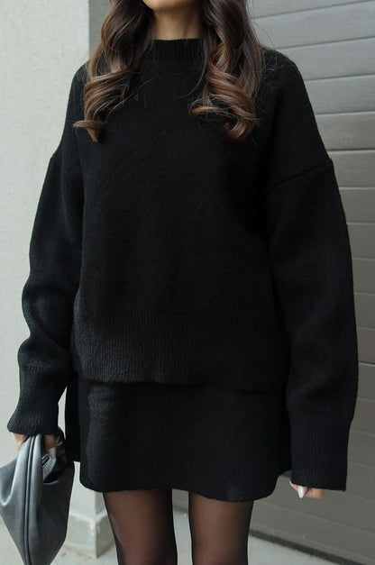 Violet Knit Two Piece Set