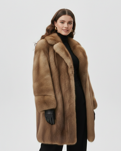 Vivienne | Faux Fur Longline Coat