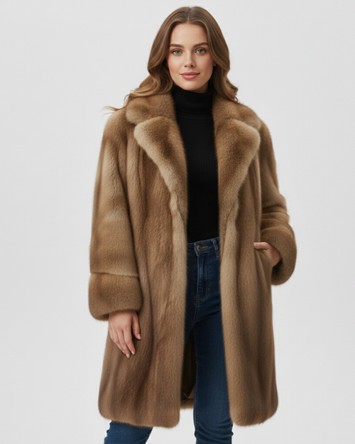 Vivienne | Faux Fur Longline Coat