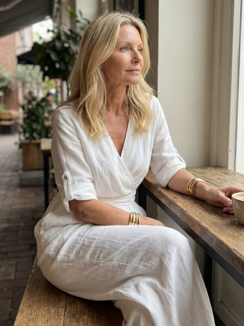 Wendy | Cross Front Wide Leg Jumpsuit