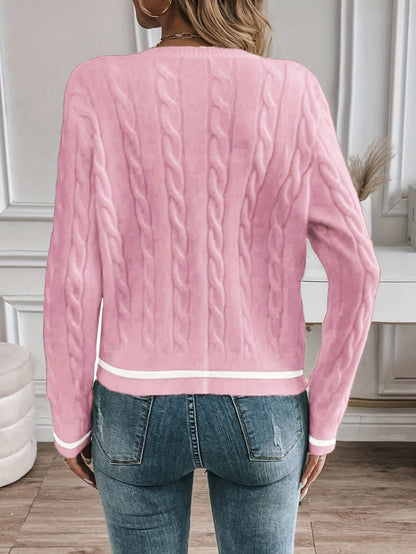Winona | Gilet raffiné en maille torsadée