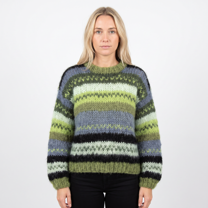 Wren | Striped Crew Neck Jumper