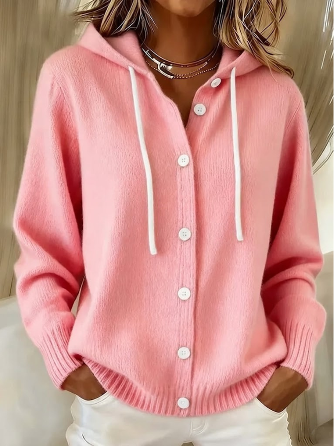 Bella | Lightweight Hooded Knit Cardigan