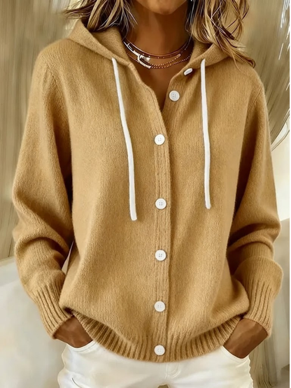 Bella | Lightweight Hooded Knit Cardigan