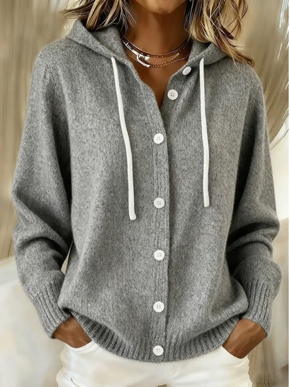 Bella | Lightweight Hooded Knit Cardigan