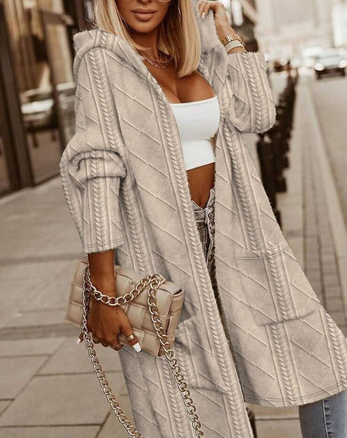 Fleur | Hooded Longline Cardigan