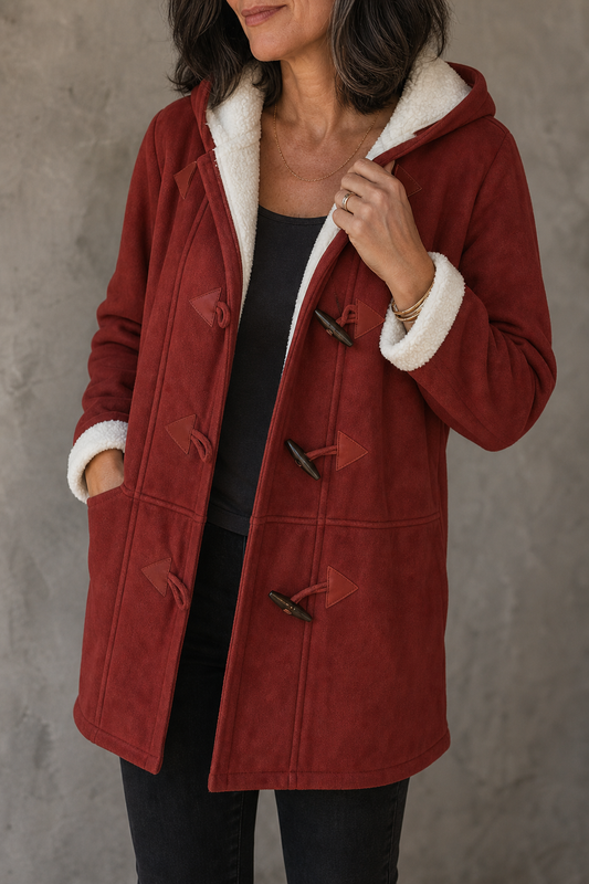 Aurelia | Sherpa Lined Toggle Duffle Coat