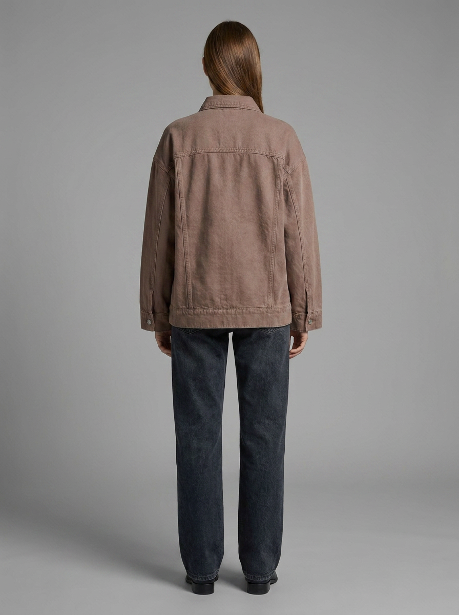 Elena | Oversized Denim Pocket Jacket