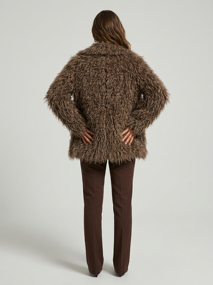 Isabella | Shaggy Faux Fur Oversized Jacket