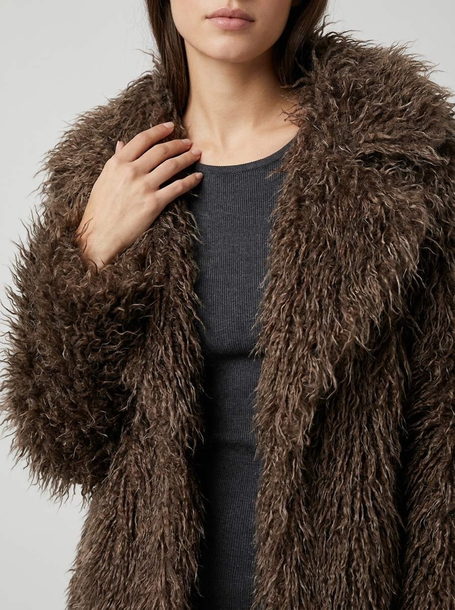 Isabella | Shaggy Faux Fur Oversized Jacket