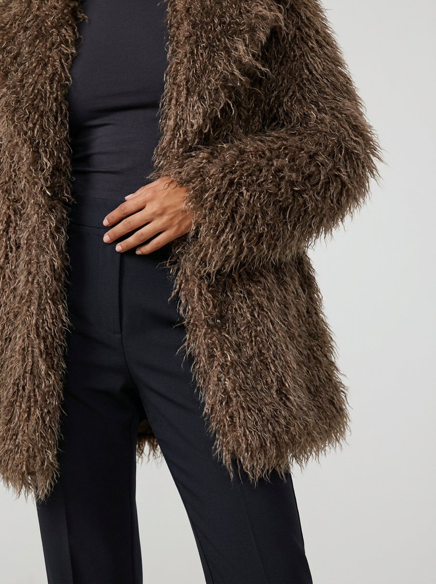 Isabella | Shaggy Faux Fur Oversized Jacket
