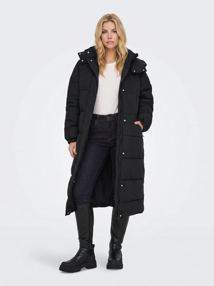 Arabella | Longline Hooded Puffer Coat