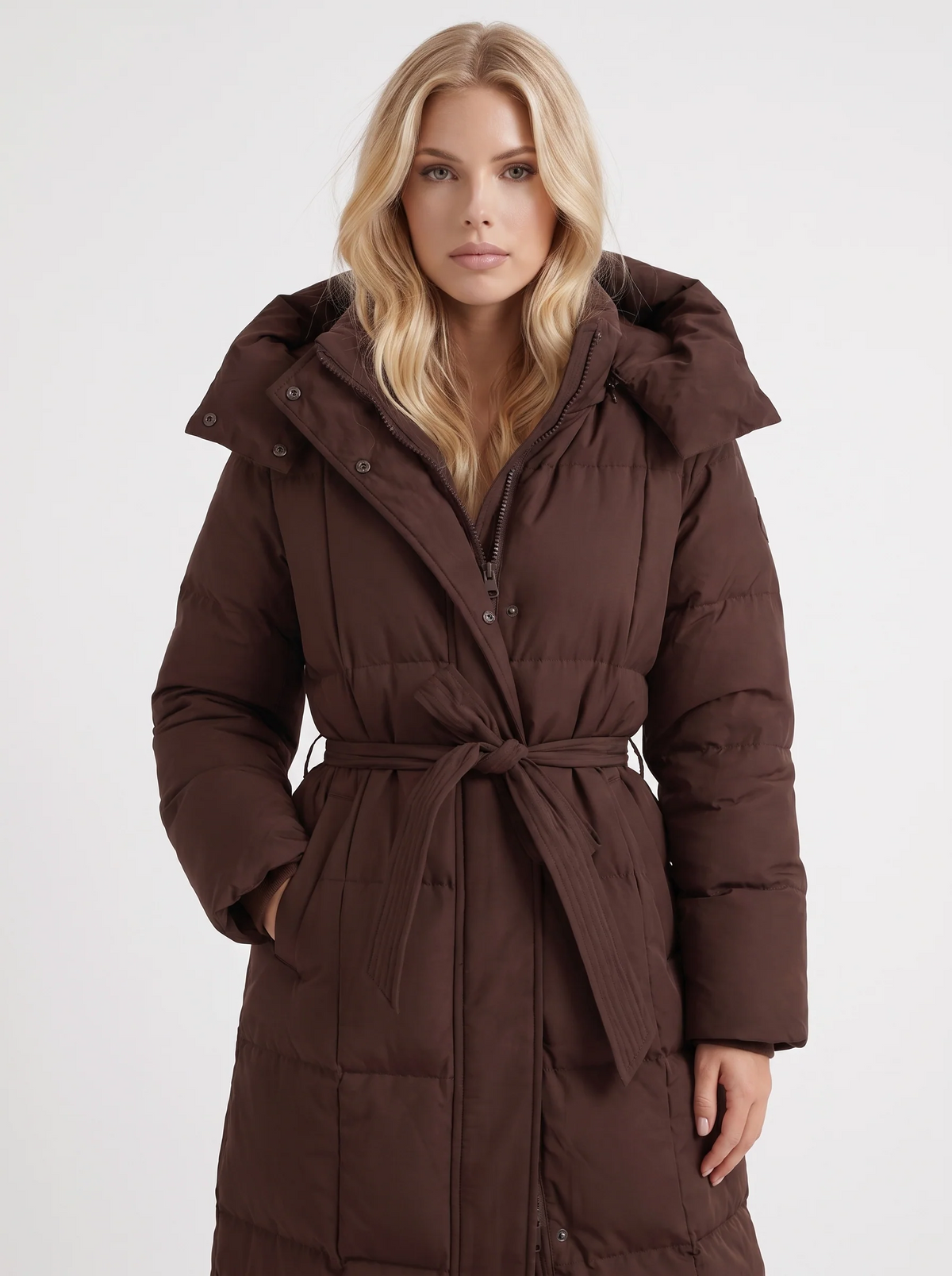 Odette | Quilted Hooded Puffer Coat