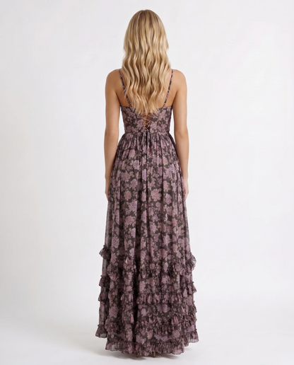 Giselle Ruffle Tiered Maxi Dress