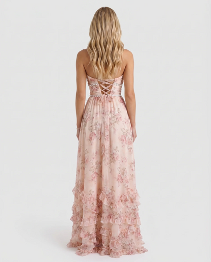 Giselle Ruffle Tiered Maxi Dress