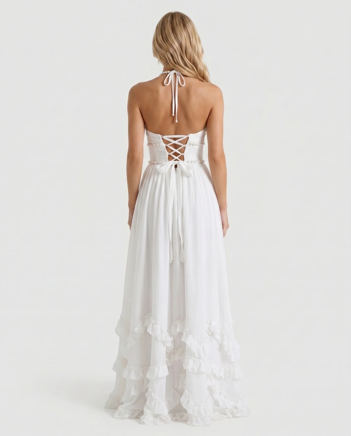Giselle Ruffle Tiered Maxi Dress
