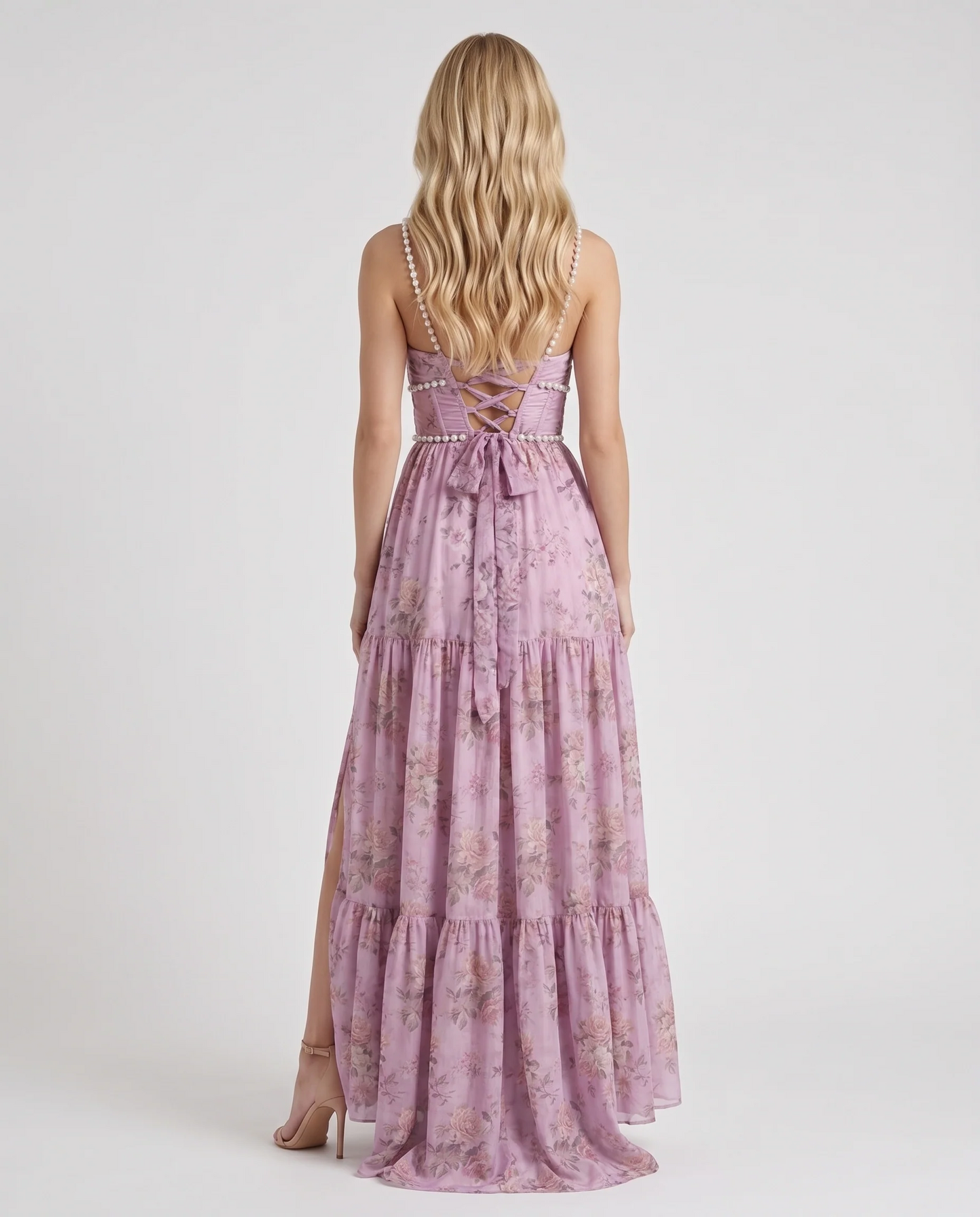 Giselle Ruffle Tiered Maxi Dress