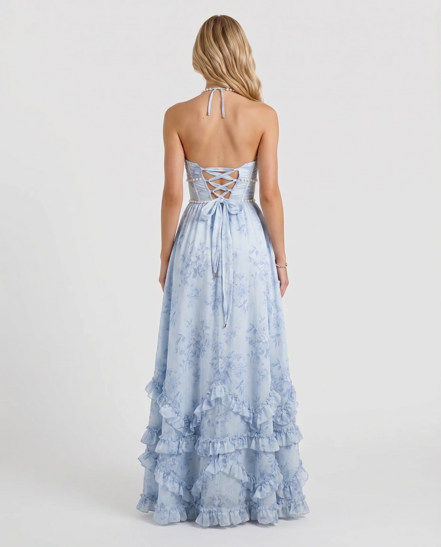 Giselle Ruffle Tiered Maxi Dress
