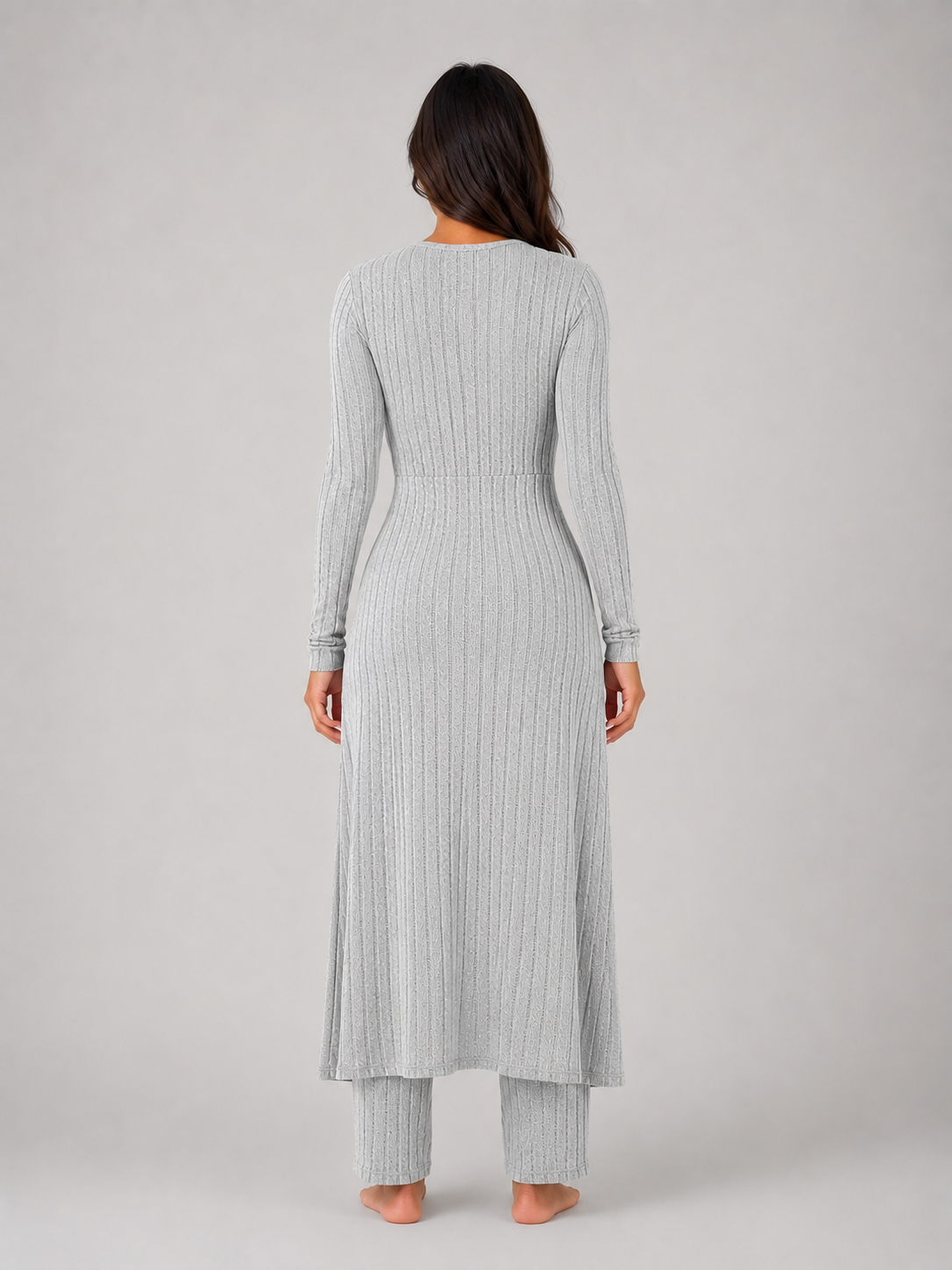 Serena | Ribbed Two Piece Relaxed Lounge Set