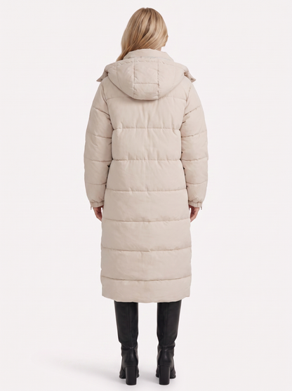 Arabella | Longline Hooded Puffer Coat