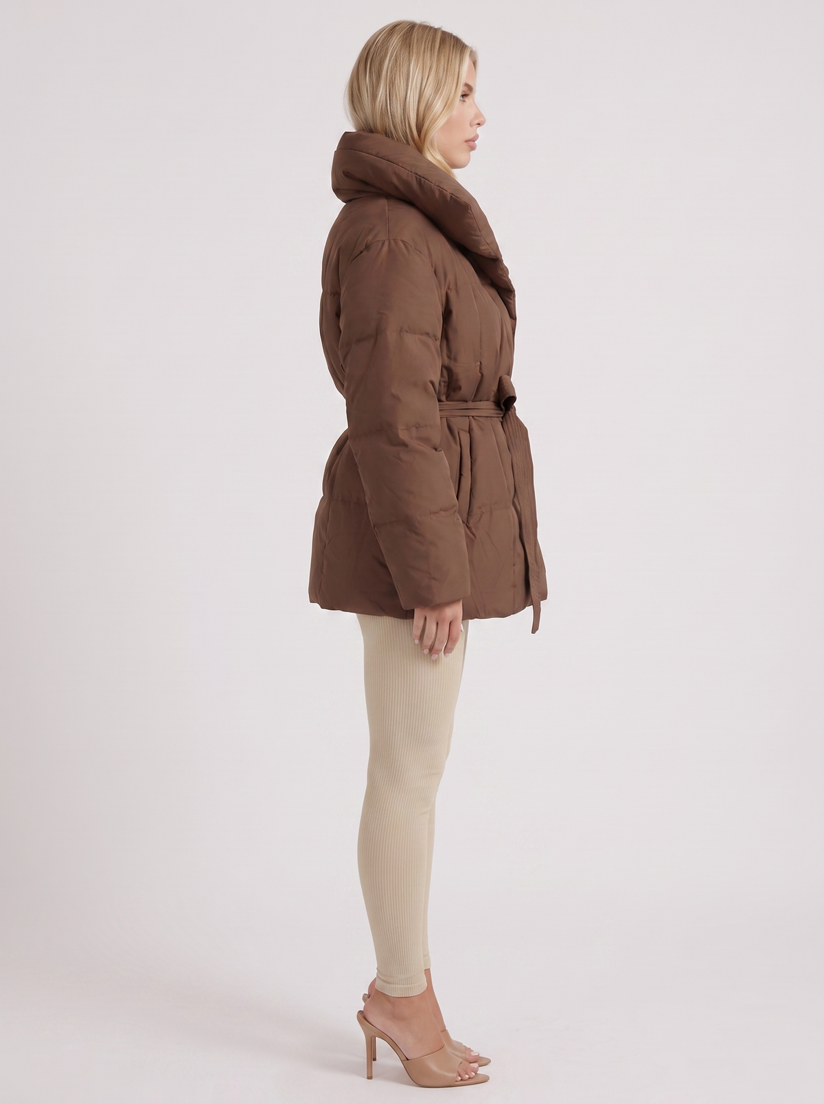 Odalys | Belted Puffer Jacket