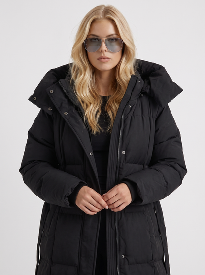 Odette | Quilted Hooded Puffer Coat