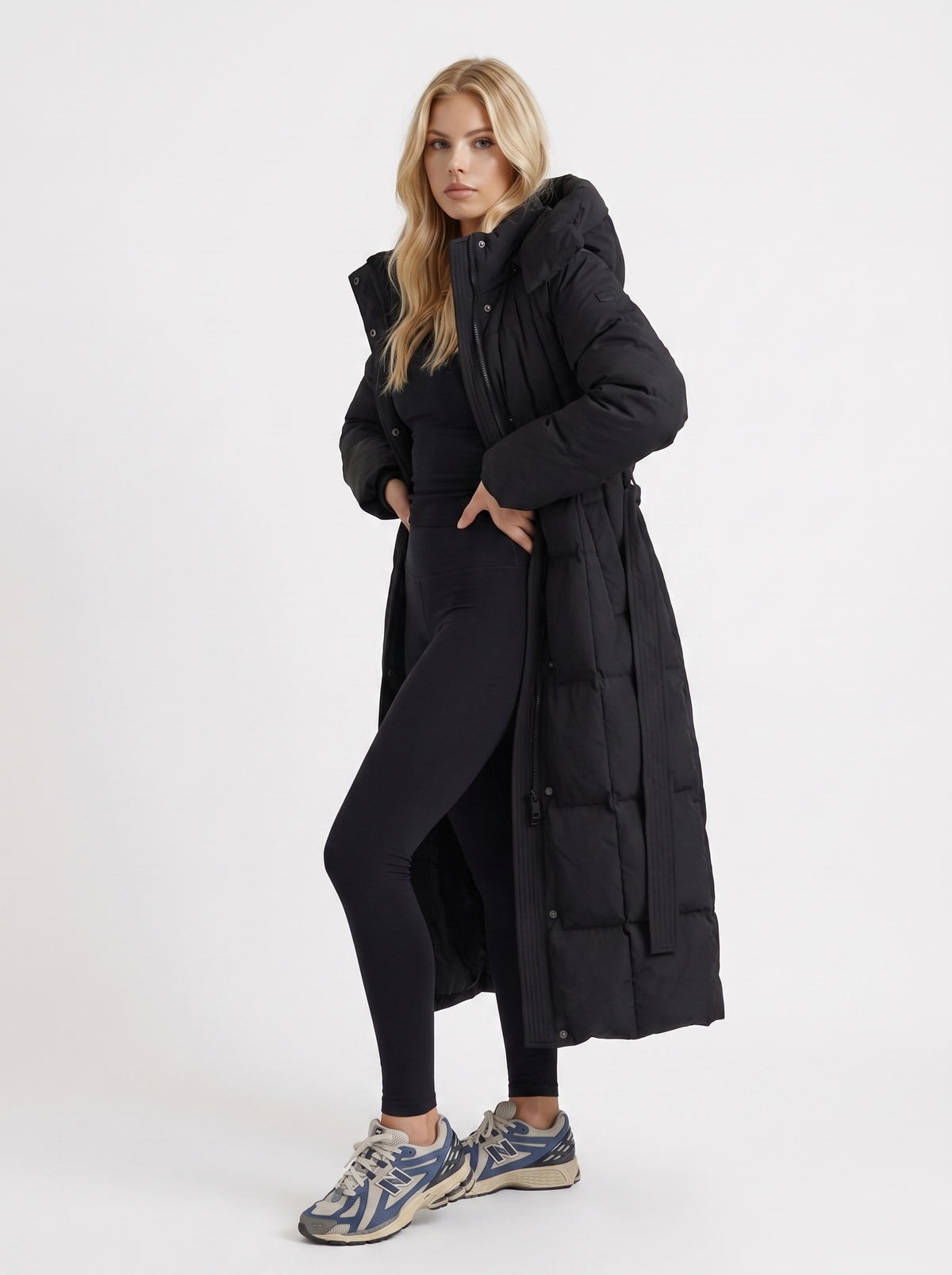 Odette | Quilted Hooded Puffer Coat
