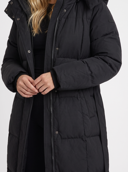 Odette | Quilted Hooded Puffer Coat