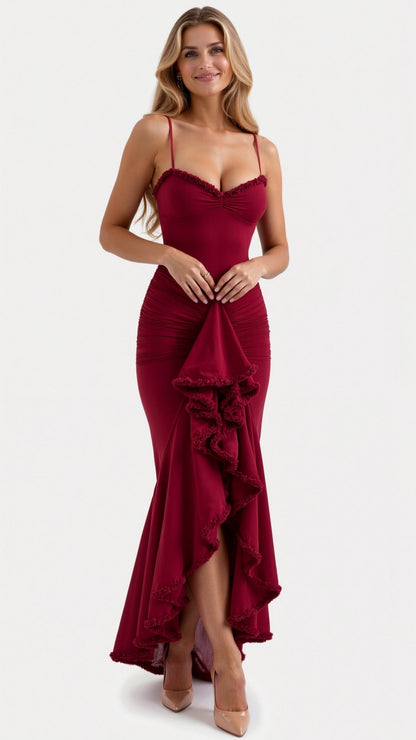 Isla Ruffle Maxi Dress