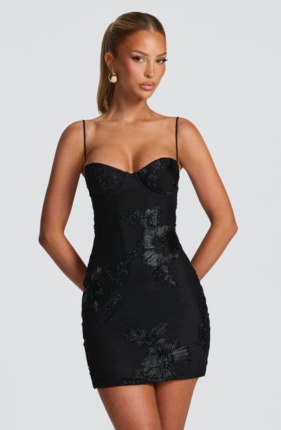Molly Floral Corset Mini Dress