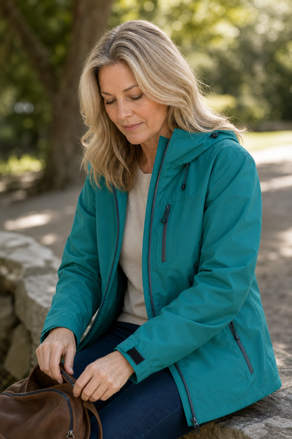 Marina | Hooded Waterproof Windproof Rain Jacket