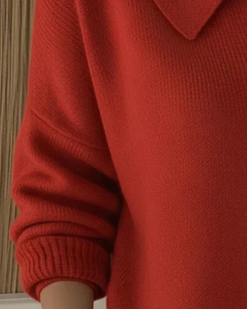 Amaya | Structured Collar Smooth Knit Cardigan