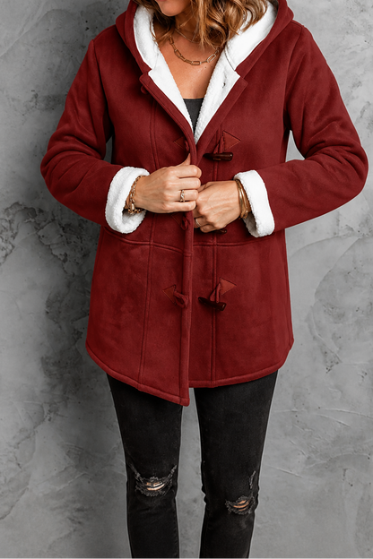Aurelia | Sherpa Lined Toggle Duffle Coat