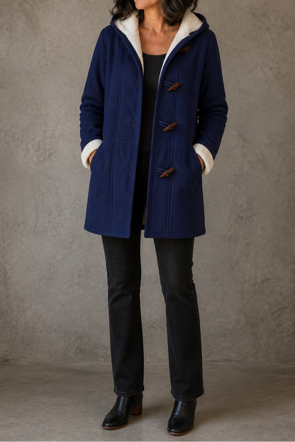 Aurelia | Sherpa Lined Toggle Duffle Coat