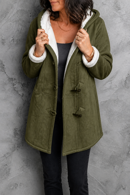 Aurelia | Sherpa Lined Toggle Duffle Coat